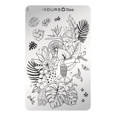 :YOURS PLATE   YLD06 - Tropical Vibes